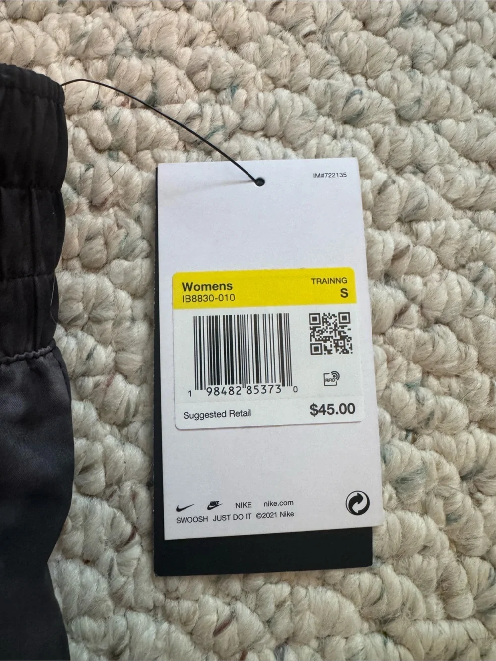 Nike Women's Black Gray Tie-Dye Athletic Shorts